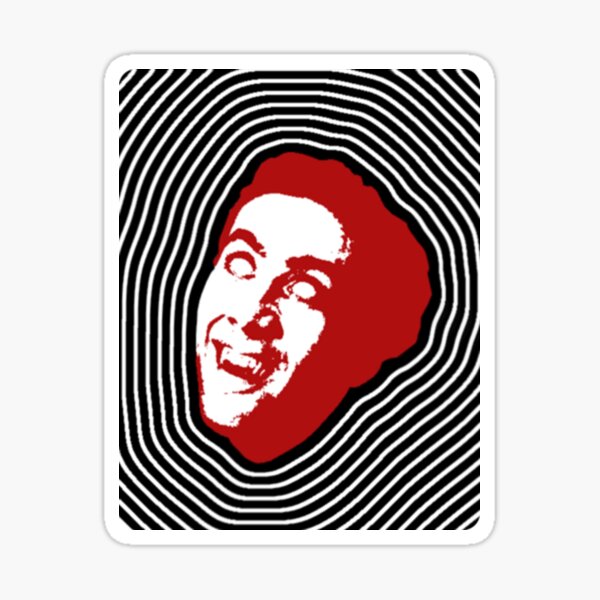 Item preview, Psychedelic Nicolas Cage "Vampire's Kiss" Print designed and sold by Lavabroetchen.