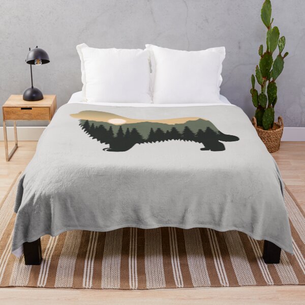 Item preview, newfoundland dog forest mountain sunset gift designed and sold by alaechamlal.