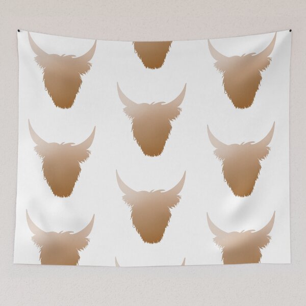Item preview, Highland cow color overflow | animal illustration art | designed and sold by Rinse van Ham.