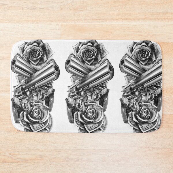 Item preview, Pistols, roses,cards designed and sold by StefanovicM.