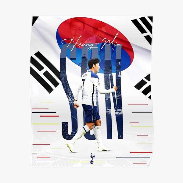 "Wallpaper Son Heung min Art" Poster for Sale by pangestu25 | Redbubble