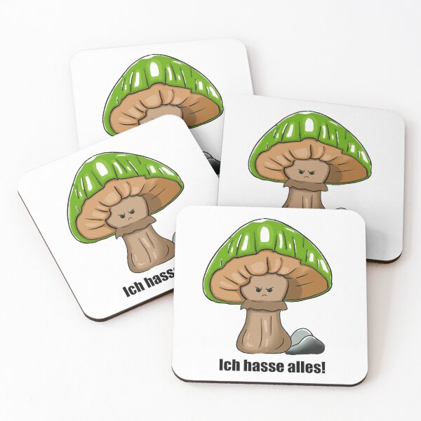 Item preview, Angry mushroom - ich hasse alles grün designed and sold by LoonyM.