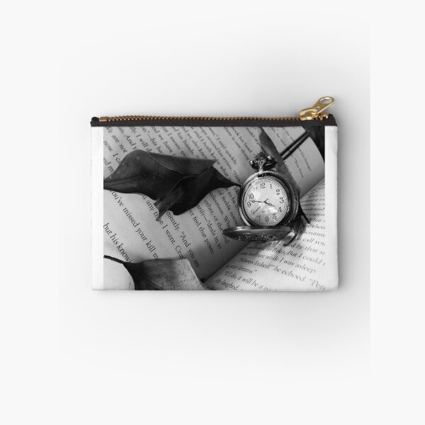 Item preview, Black and White Clock with Book designed and sold by kidwithglasses.