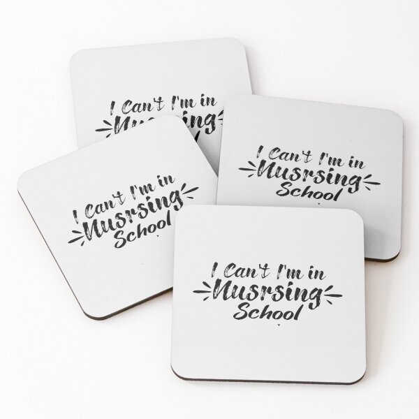 Item preview, I Can't I'm In NURSING School #White designed and sold by SalaheddineB.