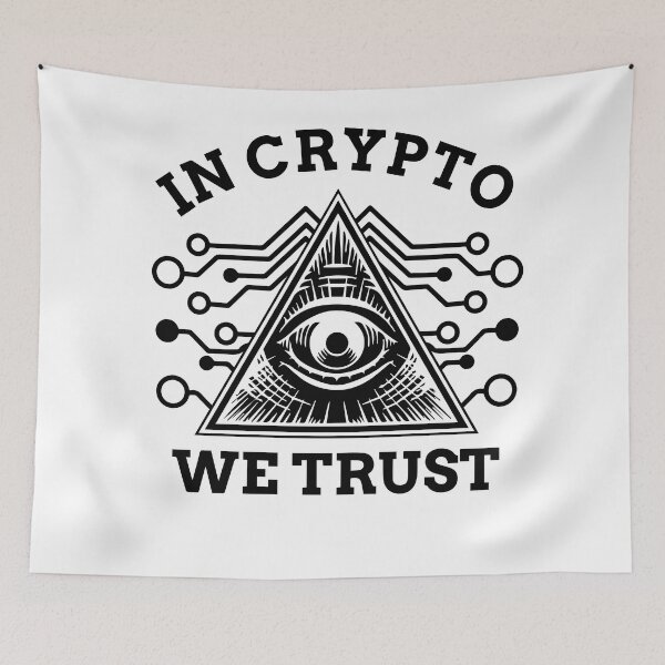 Item preview, In Crypto We Trust T-Shirt designed and sold by Geomonic.