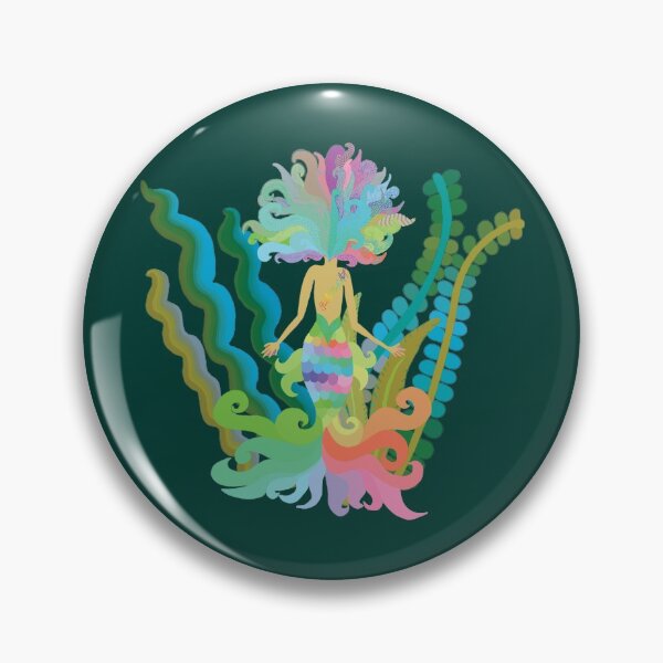 Item preview, Shallow Waters Mermaid by Heather Nafe Art designed and sold by HeatherNafeArt.