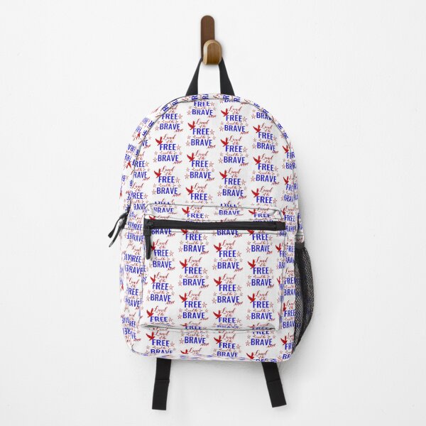 Item preview, Land of the Free and The Brave - 4th of July Independence Day designed and sold by younghopes.