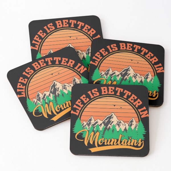 Item preview, Life is better in Mountains designed and sold by trendistic.
