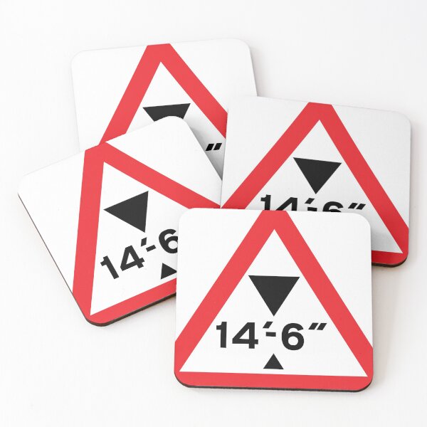 Item preview, UK traffic sign: Maximum headroom 14'6" ahead (TSRGDNO 530) designed and sold by Spyromike.