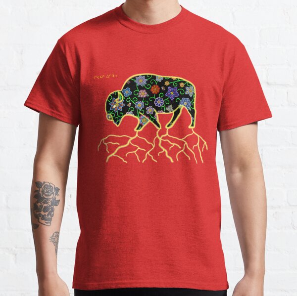 buffle floral T-shirt classique