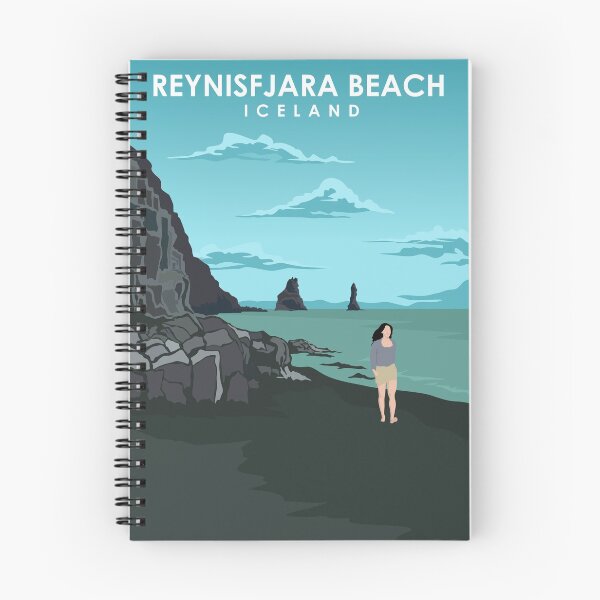Item preview, Reynisfjara Black Sand Beach Travel Poster designed and sold by Stadify.