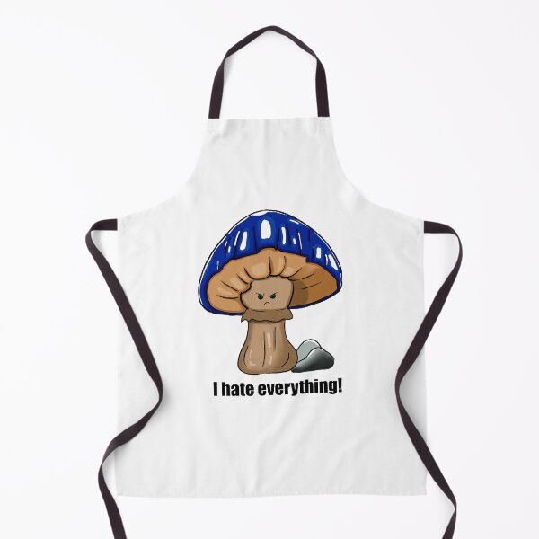 Item preview, Angry mushroom - i hate everything blue designed and sold by LoonyM.