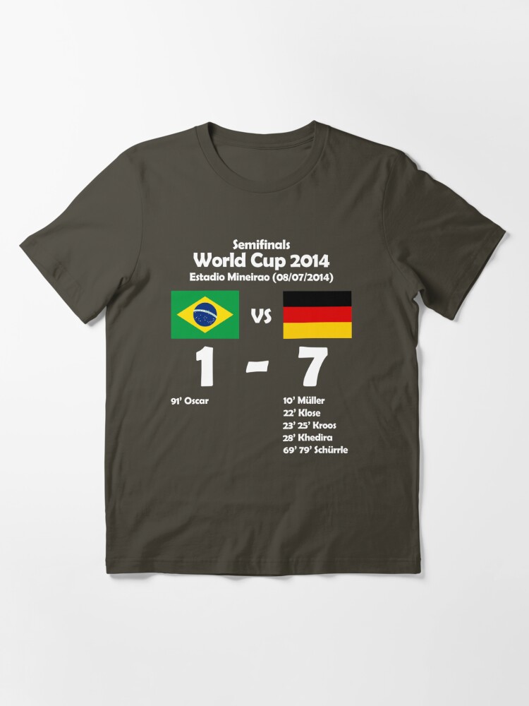 Brazil 1 - Germany 7 2014 Essential T-Shirt for Sale by LgndryPhoenix