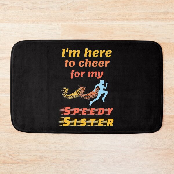 Item preview, I Am Here To Cheer For My Speedy Sister - Runner Support designed and sold by artfulnotebook.
