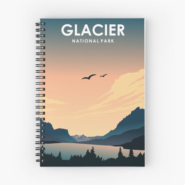 Item preview, Glacier National Park Travel Poster designed and sold by Stadify.