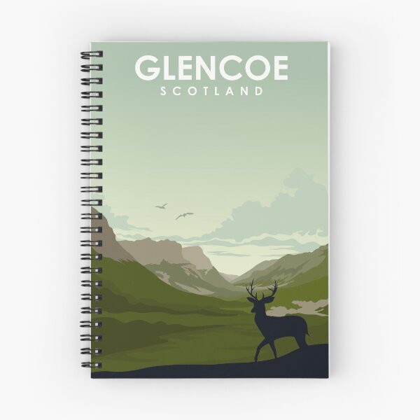 Item preview, Glencoe Scotland Nature Reserve Vintage Travel Poster Art designed and sold by Stadify.