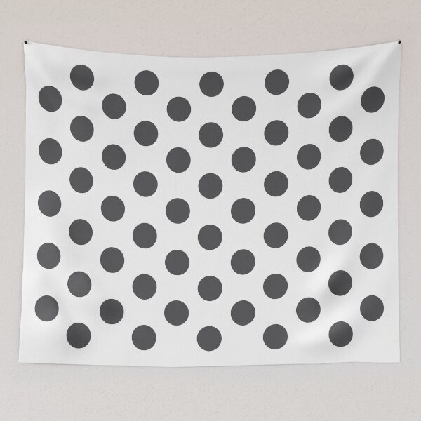Item preview, Medium CHARCOAL GREY and WHITE POLKA DOTS designed and sold by RachelMacht.