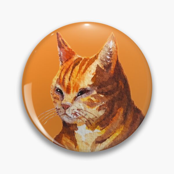 Item preview, Orange, ginger cat designed and sold by Lemontreeart63.