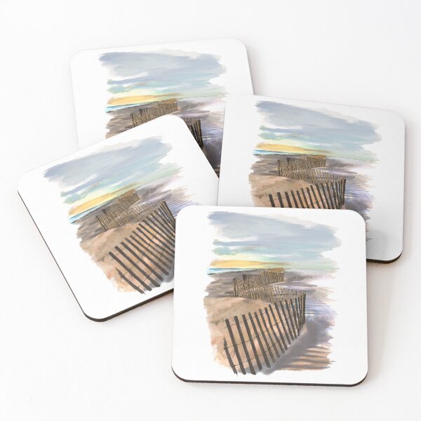 Item preview, Sandy Shore Along Beach Horizon designed and sold by ObservantPoet.