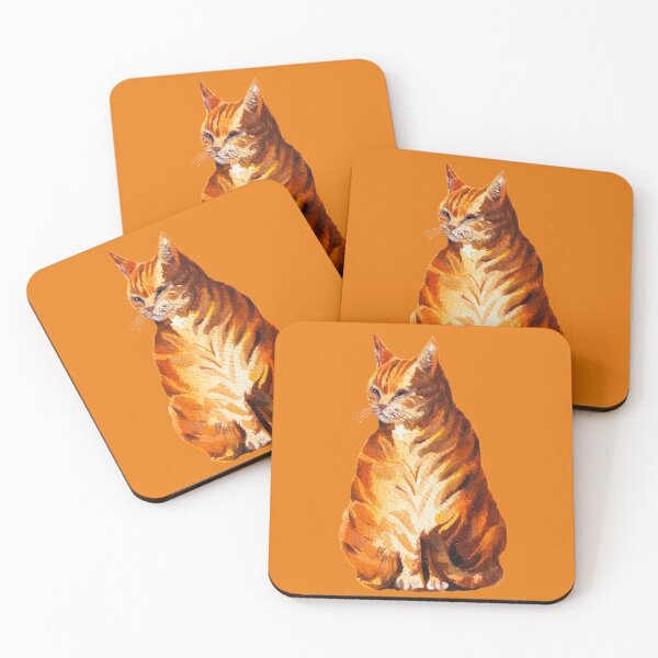 Item preview, Orange, ginger cat designed and sold by Lemontreeart63.