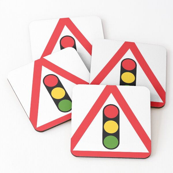 Item preview, UK traffic sign: Traffic signals ahead (TSRGDNO 543) designed and sold by Spyromike.