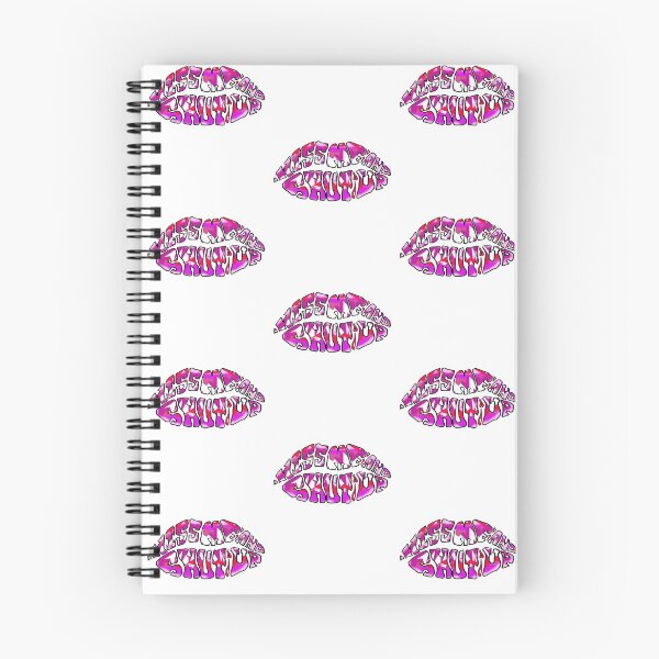 Item preview, Kiss Me and Shut Up, Kiss Me Lips, Sexy, Trippy Lips Psychedelic Text Art Logo designed and sold by Anticulture.