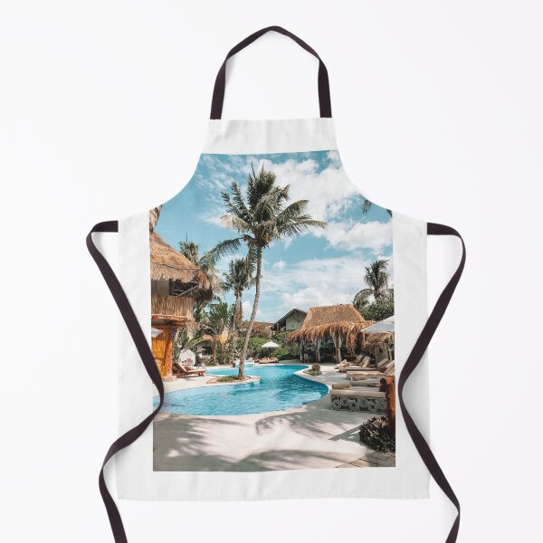 Item preview, Tropical Mexico Vacation, Palm Tree Pool designed and sold by newburyboutique.