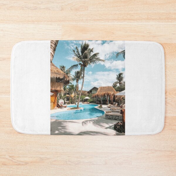 Item preview, Tropical Mexico Vacation, Palm Tree Pool designed and sold by newburyboutique.