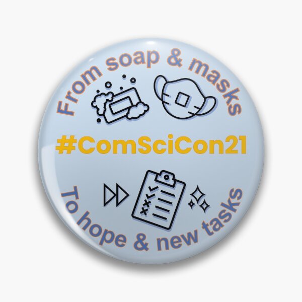 Artikelvorschau, ComSciCon21-Taste entworfen und verkauft von ComSciCon.