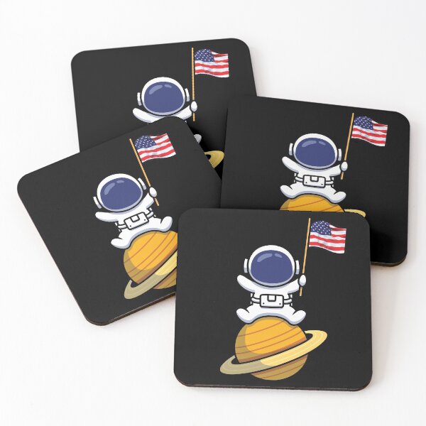 Item preview, Astronaut American Flag designed and sold by designeclipse.