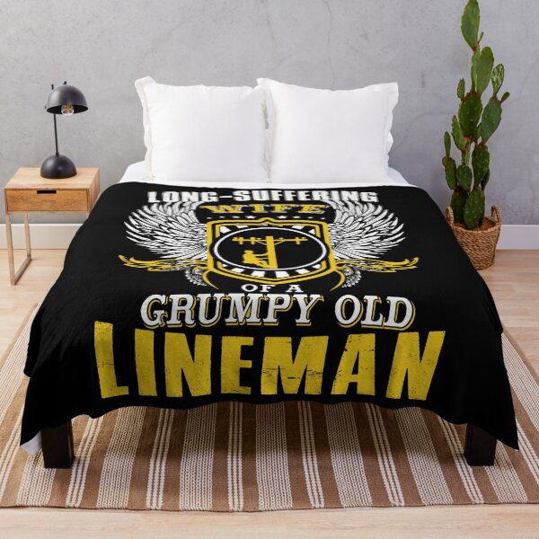 Item preview, long suffering wife of a grumpy old lineman designed and sold by BrennaEirlys.