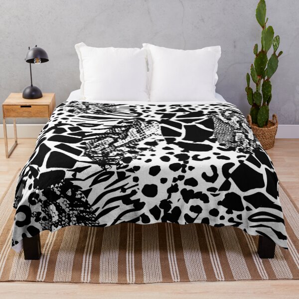 Item preview, Mezcla de estampado animal - Blanco negro designed and sold by fancyashell.