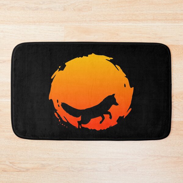 Item preview, A Jumping Fox With A Sunset designed and sold by Paulina Vanlife.