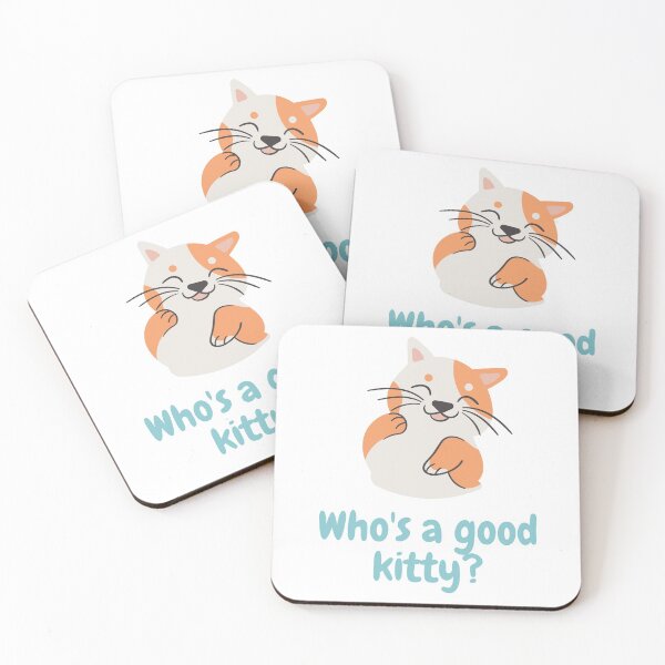 Item preview, Who's a good kitty? Cute smiling ginger cat. designed and sold by FoxMire.