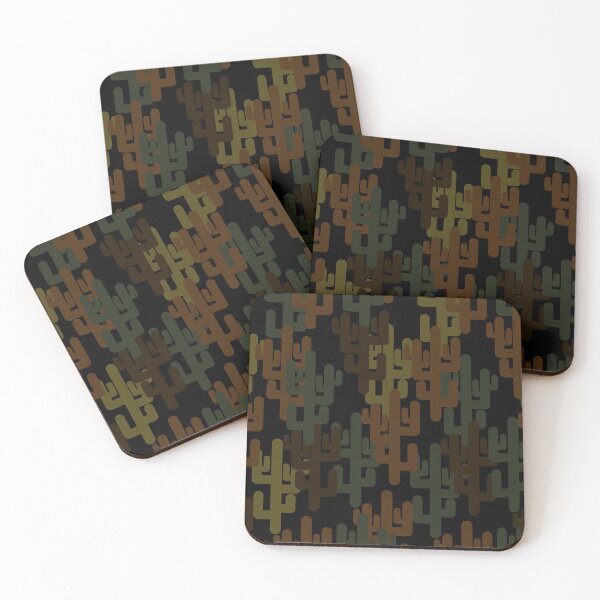 Item preview, succulents camo trendy multicolor pattern designed and sold by cutecrazytshirt.