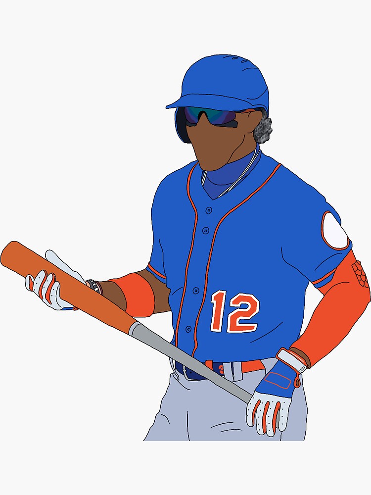 I created this retro style illustration of Francisco Lindor. As