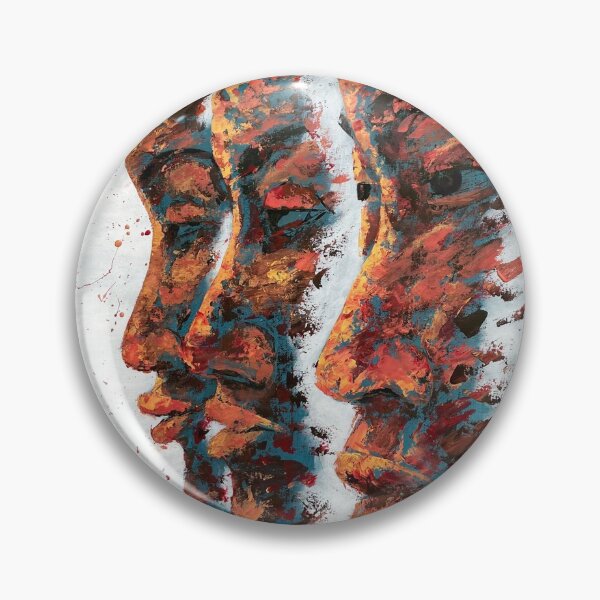 Faces - African Theme Pin
