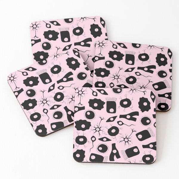 Item preview, Sad and Happy Cells of Different Types on Pink designed and sold by fogoosherie.