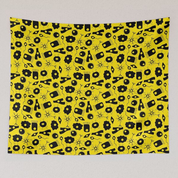 Item preview, Sad and Happy Cells of Different Types on Yellow designed and sold by fogoosherie.