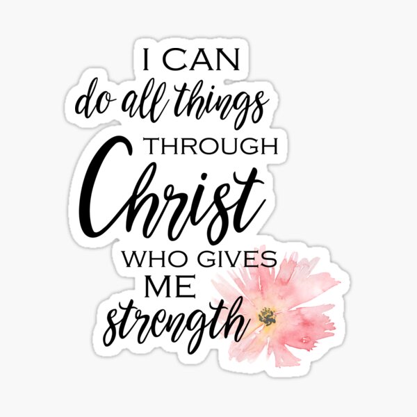 Item preview, I can do all Things through Christ designed and sold by PraiseQuotes.