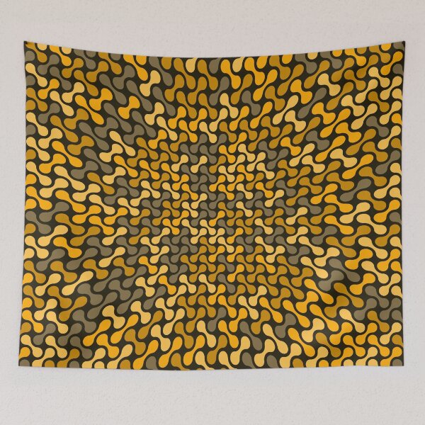 Item preview, Warped Metaballs Pattern (Gold) designed and sold by John Uttley.