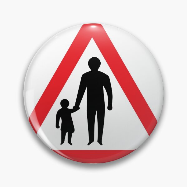 Item preview, UK traffic sign: Pedestrians in road (TSRGDNO 544.1) designed and sold by Spyromike.