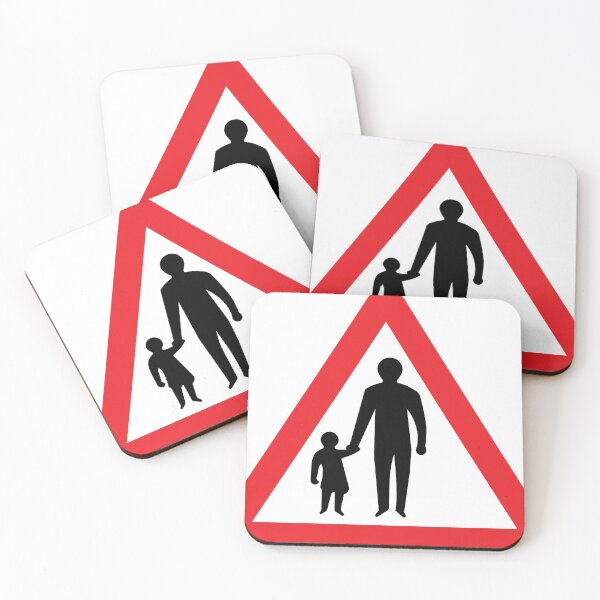 Item preview, UK traffic sign: Pedestrians in road (TSRGDNO 544.1) designed and sold by Spyromike.