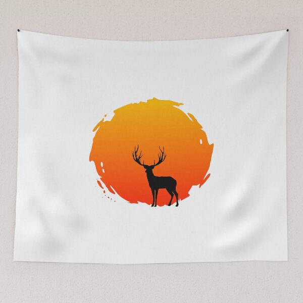 Item preview, A Deer With A Sunset designed and sold by Paulina Vanlife.