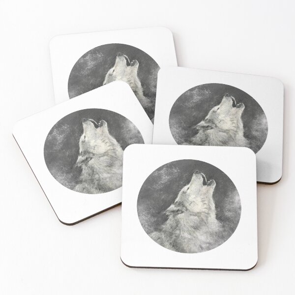 Item preview, The Wolf howling Sketch designed and sold by lodarohit.