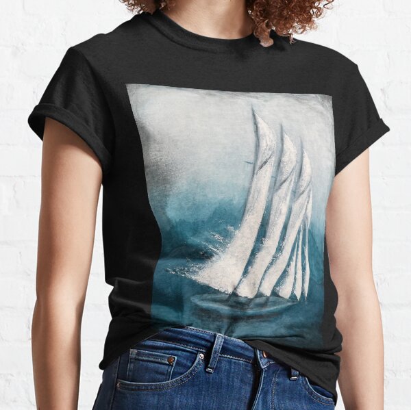 Adventure - Triple Mast Schooner, Expressionist Original Design Classic T-Shirt
