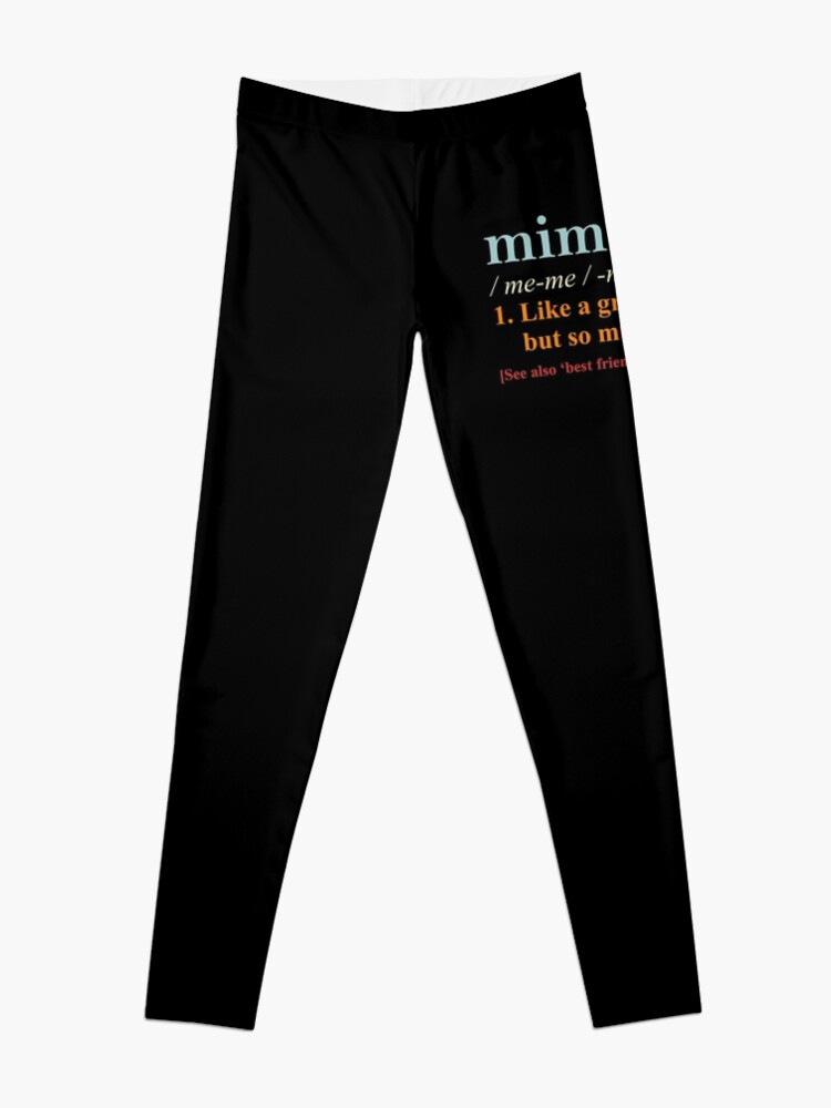 Discover Mimi Definition Gift for Mimi Proud to be Mimi Leggings