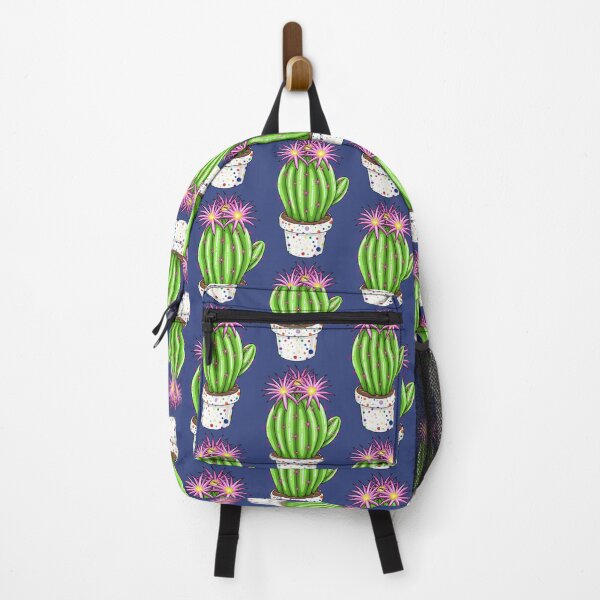 Item preview, Green cactus pretty flowers flower pot designed and sold by ARTemyzz.