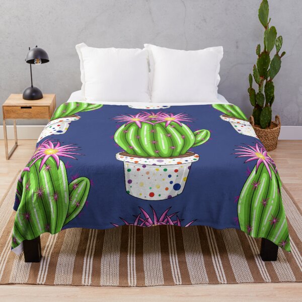 Item preview, Cactus verde en maceta hermosa flor rosa designed and sold by ARTemyzz.