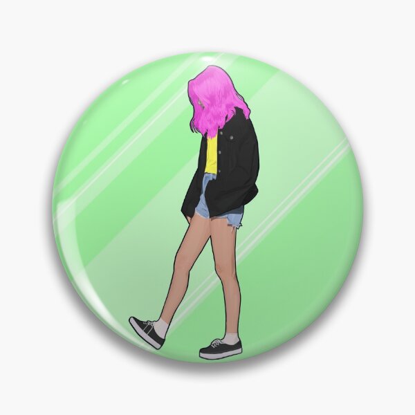 Item preview, Girl with pink hair designed and sold by Shuvie.